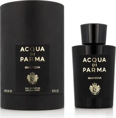 Zdjęcie produktu dla Acqua di Parma Quercia, Letnie, 180 ml, Butelka jednorazowa, Bergamotka, Cytryna, Petitgrain, Różowy pieprz, Lemon, Bergamot, Petitgrain, Pink Pepper, Drzewo cedrowe, Kardamon, Geranium