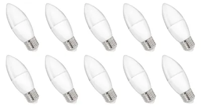 Produktbild von Spectrum E27 LED Kerzenlampe 8W 710lm 3000K Warmweiß 230V 10 Stück