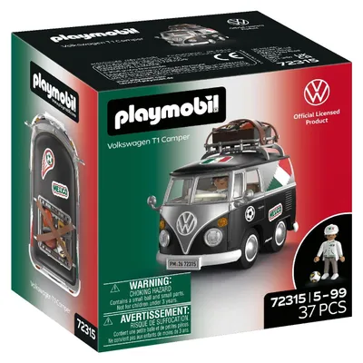 Produktbild von PLAYMOBIL | Volkswagen | Volkswagen T1 Camper MEX Edition | Retro‑Camper mit Sportausrüstung, Dachgepäckträger & Stickerbogen | Für Kinder ab 4 Jahren | 72315