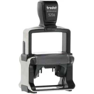 Produktbild von Trodat 5206, 56 x 33 mm, Schwarz, Edelstahl, 1 Stück(e)