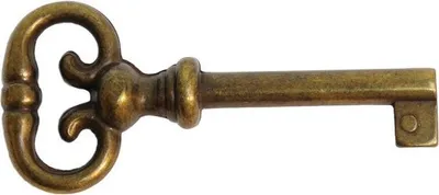 Produktbild von Schlüssel 310 BROS - zamack alte Bronze - 310-Z-4