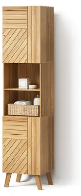 Immagine prodotto di Mobile da bagno Livinity Olona Bambù 40 x 177 cm con 2 porte, Model 62494