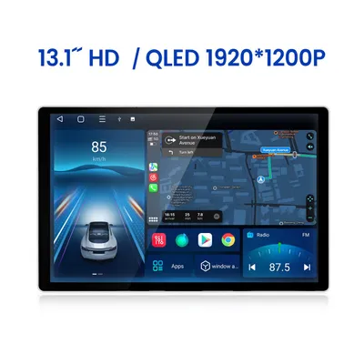 Immagine prodotto di Autoradio Android 15 da 13,1 pollici, compatibile con Carplay, 2+32G di memoria, per Fiat Ducato, Peugeot Boxer e Citroen Boxer (modelli dal 2007 al 2024), con GPS, navigatore, Wi-Fi, 4G, Bluetooth, controllo al volante (SWC), DAB+, USB e processore a 8 core