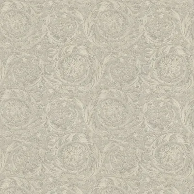 Produktbild von Profhome 366921-GU Exklusive Luxus Vliestapete Barock glänzend silber grau 7,035 m2
