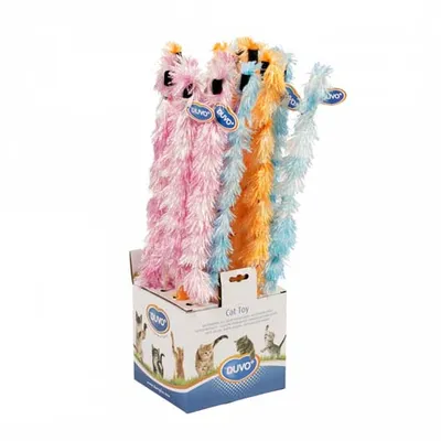 Obrázek produktu pro DUVO+ Hůlka pro kočky plyšový  Mix 47cm 1ks, 65257583