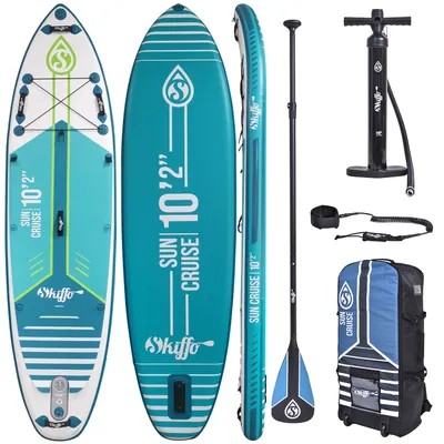 Produktbild von Skiffo SUP Sun Cruise 10'2'' Aufblasbares Paddleboard – Allround Board Set für Einsteiger & Freizeit