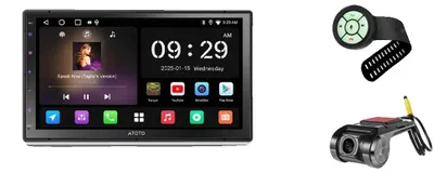 Immagine prodotto di CarPlay, touchscreen, connettività multifunzione, con controllo del DVR