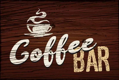 Produktbild von vianmo Holzschild 12x18 cm Coffee Bar