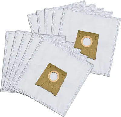 Image de 10 sacs à poussière adaptés pour Siemens VSQ5X1230 Q5.0 Extreme Silencepower, VS06G2410/03, Bosch GL30, Gl30, BGL3, B112, BGL3