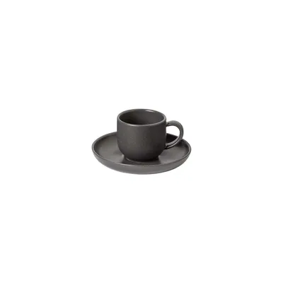 Produktbild von Casafina Espressotasse mit Untertasse Pacifica Anthrazit