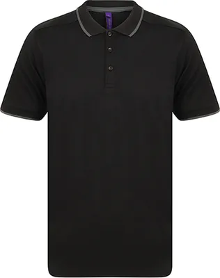 Obrázek produktu pro Pánská polokošile HiCool® Tipped Black Charcoal S