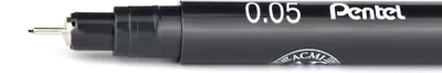 Produktbild von Pentel Pointliner - Clip - Stick-Kugelschreiber - Schwarz - 12 Stück(e)