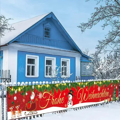 Image de Guirlande décorative - À suspendre - Décoration de Noël - 180 x 30 cm