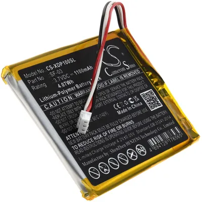 Produktbild von Akku für DAB, DAB+ Digital Taschenradio Sony XDR-P1DBP