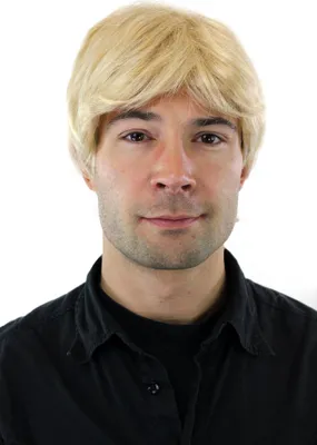 Produktbild von WIG ME UP Männer-Perücke, glatt, blond GFW355A-613E