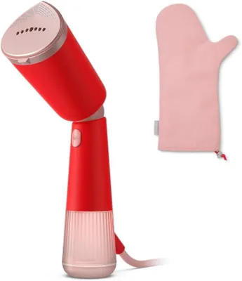 Produktbild von Dampfglätter 1400W, 24 g/min Dampf, 35s Aufheizung, aktiv beheizte Dampfplatte, Eco & Max Modus, vertikal & horizontal, Steamer mit Handschuh & Beutel