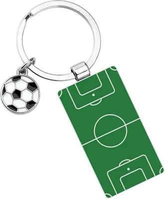 Produktbild von Fußball-Schlüsselanhänger mit Metallanhänger