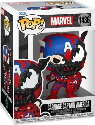 Zdjęcie produktu dla Funko POP Marvel 1436 Carnage Captain America Figurka Kolekcjonerska