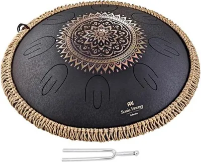 Produktbild von MEINL Sonic Energy Steel Tongue Drum OSTD1BKE mit Stimmgabel