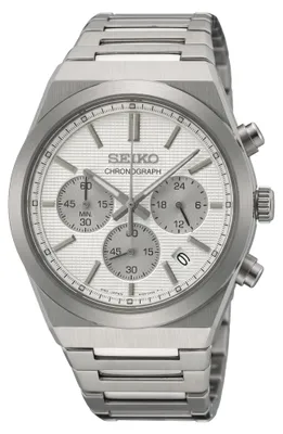 Produktbild von Seiko Sport Chronograph Herrenuhr Weiß SSB451P1