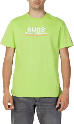 Produktbild von SUNS T-shirt Herren Baumwolle Grün GR68088 - Größe: L