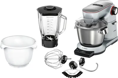 Obrázek produktu pro Bosch MUM9BX5S22, 5,5 l, Nerezová ocel, Otočné, 1,5 l, Kov, Hliník