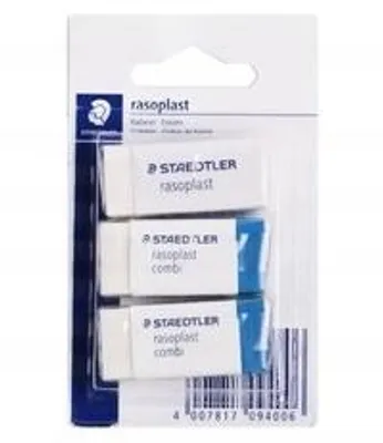 Produktbild von Staedtler Radiergummi-Set weiß 3 Stück sanft