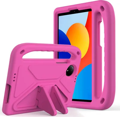 Obrázek produktu pro Ochranné pouzdro pro Xiaomi Redmi Pad SE 8,7" 4G 2024, lehké dětské pouzdro z EVA s držadlem a stojánkem Růžový