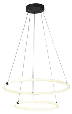 Zdjęcie produktu dla Revolve 2Lt Led Ring Pendant, Czarny Matowy