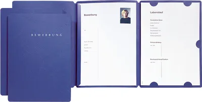 Produktbild von Pagna Bewerbungsmappe  Select blau                    P2200202