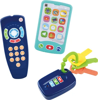 Zdjęcie produktu dla Klawisz, pilot i telefon do zabawy dla dzieci, 3DLG.