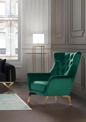 Produktbild von Sessel Einsitzer Luxus 1 Sitzer Polster Sitz Designer Textil Sitz Stoff Modern