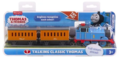 Produktbild von Fisher-Price Thomas & seine Freunde THOMAS & FRIENDS Talking Classic Thomas Engine, Zug- & Schienen-Set, 3 Jahr(e), AAA, Kunststoff, Mehrfarbig