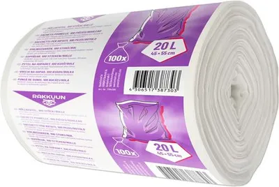 Obrázek produktu pro Odpadkový pytel 20l, 100 ks bílá