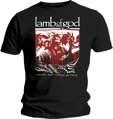 Produktbild von Lamb Of God Enough is Enough Black S T-Shirt