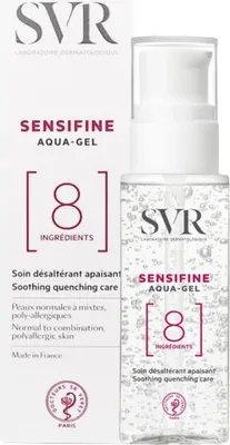 Zdjęcie produktu dla SVR SENSIFINE Kühlende Aqua-Gel-Creme für überempfindliche, gereizte und trockene Haut, 40 ml