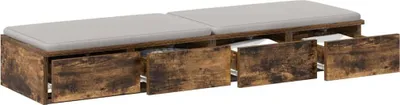 Produktbild von Bettschubladen Geräucherte Eiche 120 x 36,5 x 16,5 cm