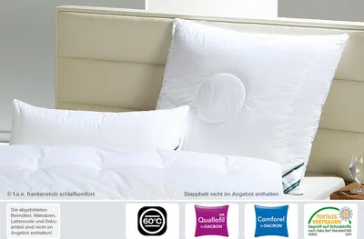 Produktbild von Frankenstolz f.a.n.  First Class 40 x 80 cm Kissen, gesteppt mit RV