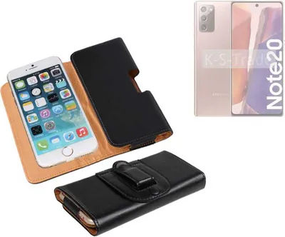 Produktbild von K-S-Trade Schützhülle Handyhülle kompatibel mit Samsung Galaxy Note20 LTE Holster Gürtel Tasche Schutzhülle Handy-Tasche Smartphone Case