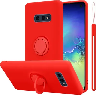 Obrázek produktu pro Cadorabo Case for Samsung Galaxy S10e Protective Cover in Red Pouzdro na mobilní telefon TPU Case Cover