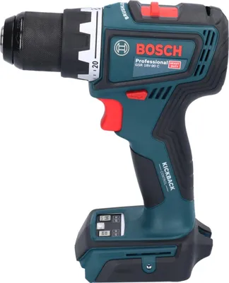 Produktbild von Bosch GSR 18V-90 C, Handbohrmaschine, Bürstenlos, Schwarz, Blau, Rot, 1,3 cm, 2100 RPM, 6,8 cm