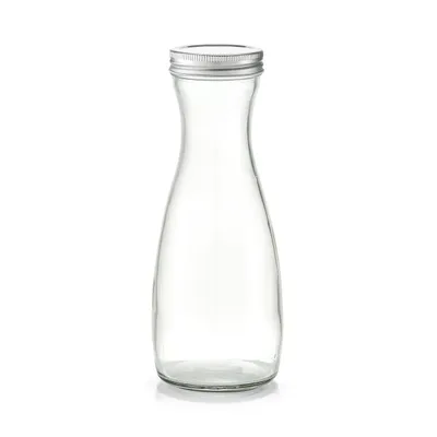 Produktbild von Zeller Glasflasche mit Metalldeckel, 1000ml, Ø10,2 x 25 cm, 19717