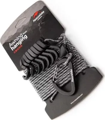 Obrázek produktu pro Horolezecká šňůra Natural hikes Marquis závěsné lano NH19PJ040 - DARK GREY