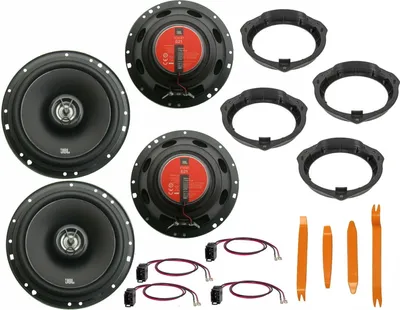 Produktbild von JBL für Mercedes C Limousine W204 Bj 07-13 Boxen Set Tür vorne + hinten Bügel