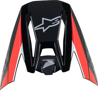 Image de Visière Alpinestars S-M5, noir/rouge, taille unique