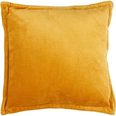 Immagine prodotto di Cuscino in velluto di cotone giallo 40x40