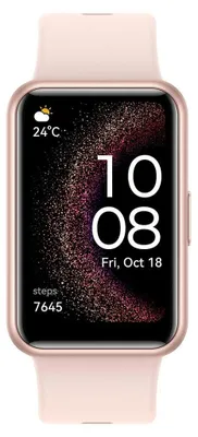 Produktbild von HUAWEI Watch Fit Special Edition, 1,64 Zoll HD AMOLED Display, Wissenschaftlicher Schlaf-Tracker, integriertes GPS, 10.000+ Zifferblätter zur Auswahl, kompatibel mit iPhone und Android, Rosa