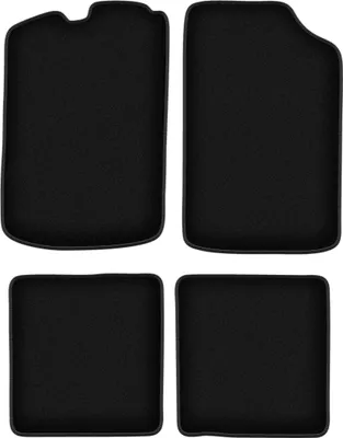 Immagine prodotto di Tappetini in velluto per Volkswagen Golf I (1974-1983, hatchback) neri, set 4 pz, con fissaggi