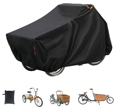 Obrázok produktu pre Omgoods – Vodotesný obal na bicykel, vyrobený z materiálu Oxford 420D – plachta na ochranu bicyklov a trojkoliek