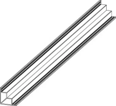 Produktbild von Abdeckprofil Osmo Alu-Cladding Rhombus 6,1 x 200 x 6,1 cm anthrazit